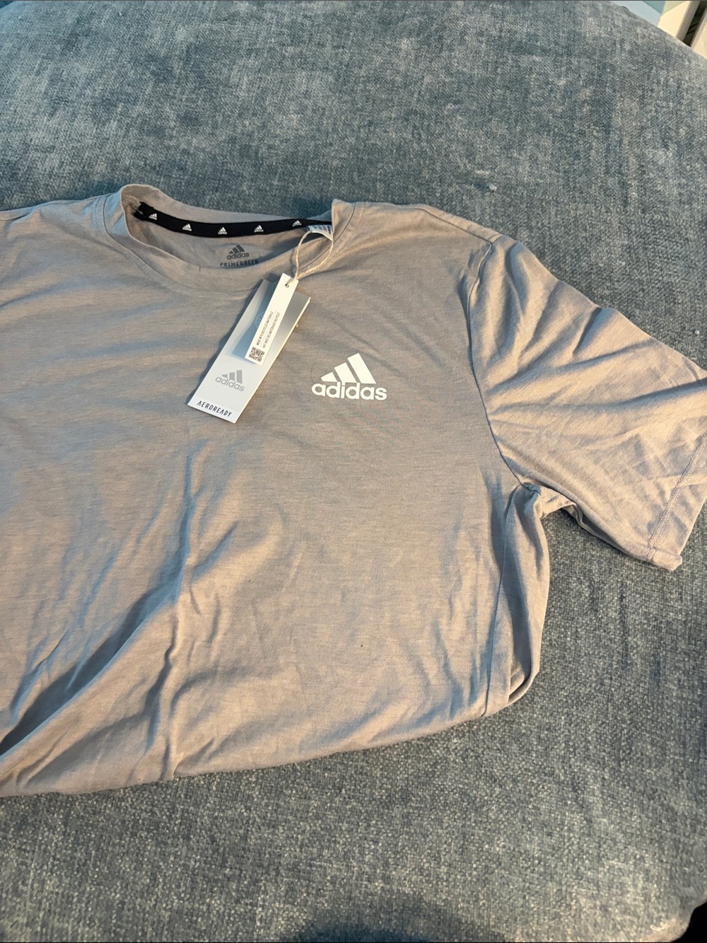 adidas Men’s Short-Sleeve Crew Tee - Light Taupe